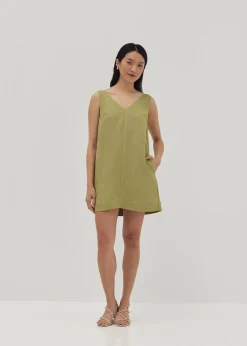 Laureen Linen Shift Dress
