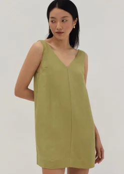 Laureen Linen Shift Dress