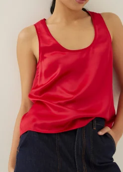 Laurice Satin Tank Top