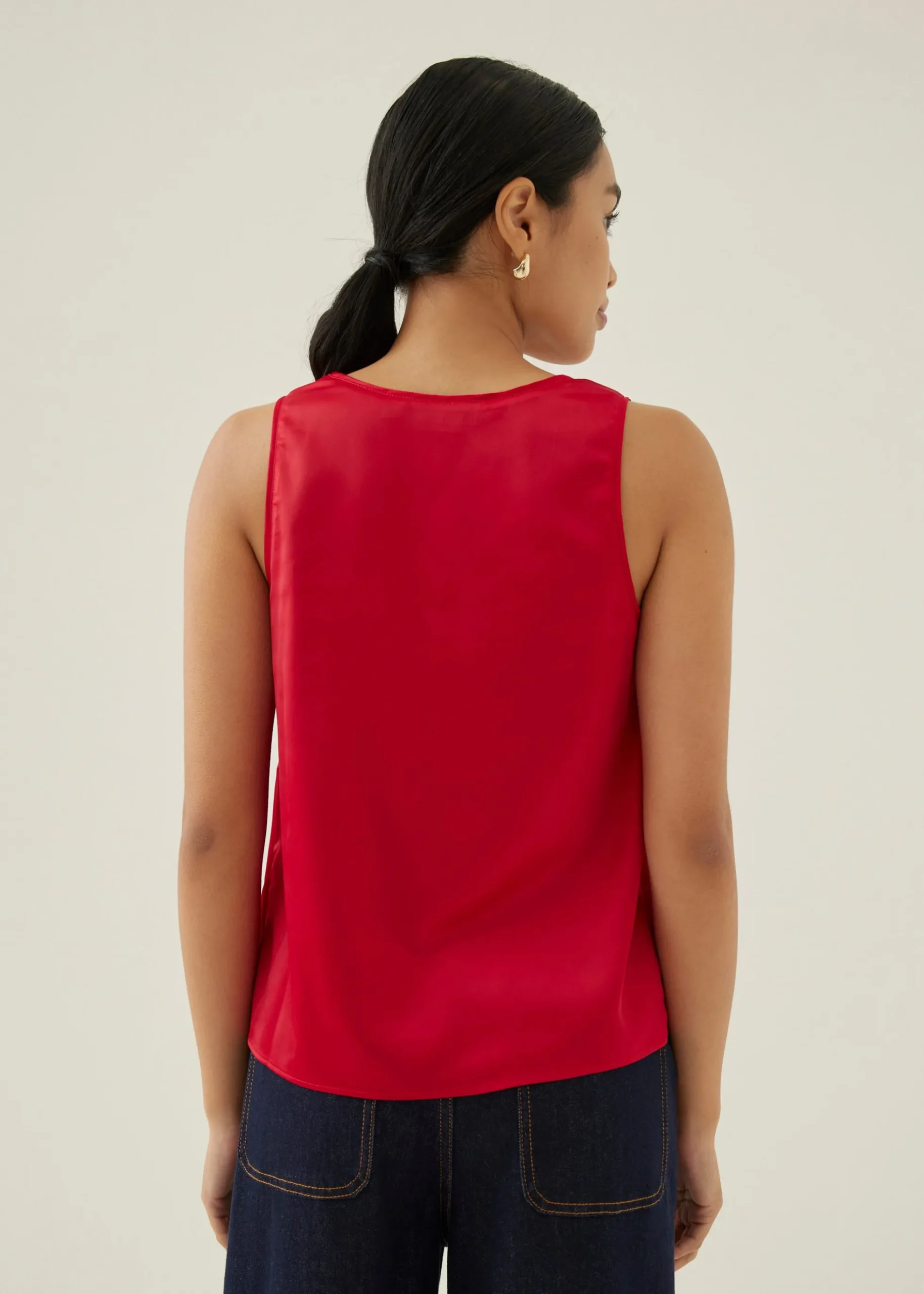 Laurice Satin Tank Top