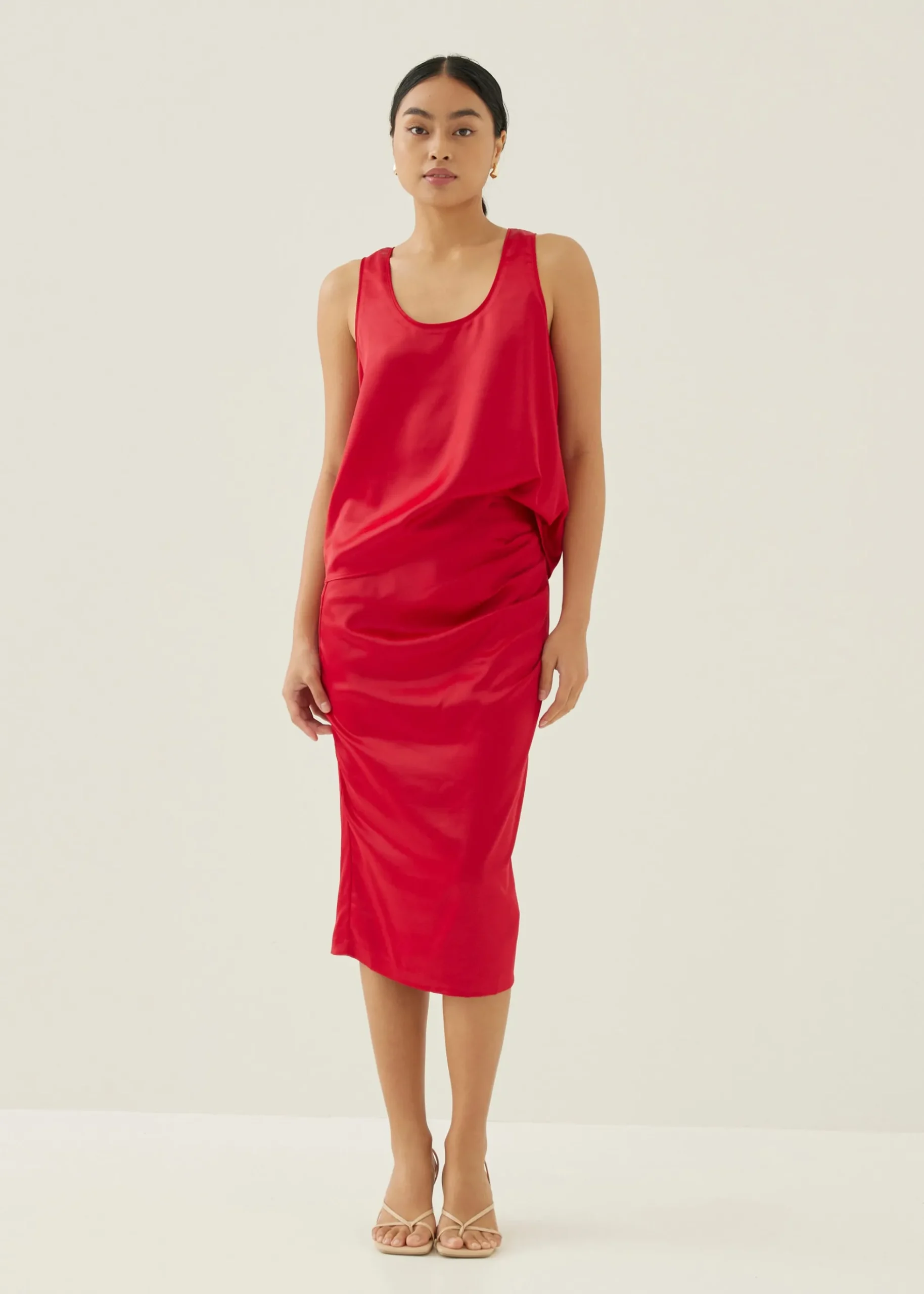 Laurice Satin Tank Top
