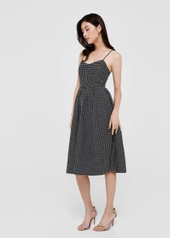 Lauryn Jacquard Midi Camisole Dress