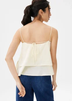 Layered Satin Camisole Top