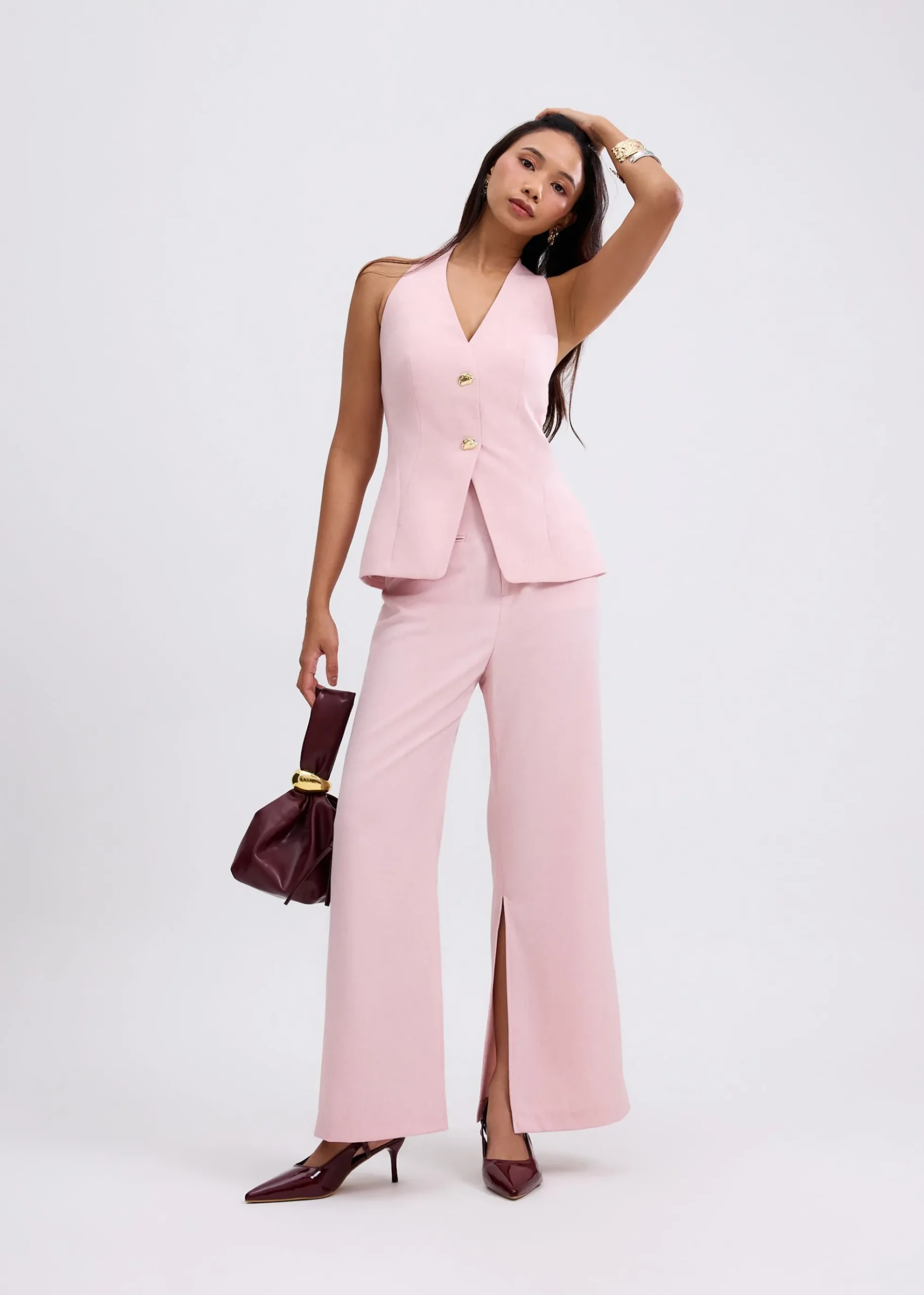 Leggy™ Amarantha High Waist Straight Leg Pants