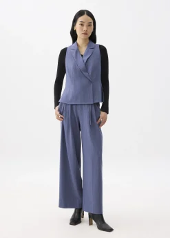 Leggy™ Mayumi Elastic Pleated Wide Leg Pants