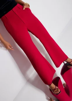 Leggy™ Pvara Crepe Kick Flare Pants