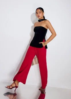 Leggy™ Pvara Crepe Kick Flare Pants