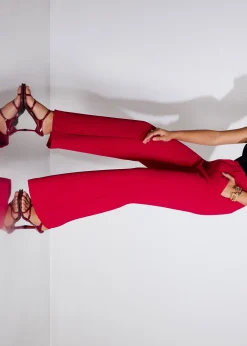 Leggy™ Pvara Crepe Kick Flare Pants