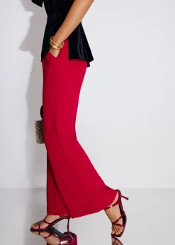 Leggy™ Pvara Crepe Kick Flare Pants