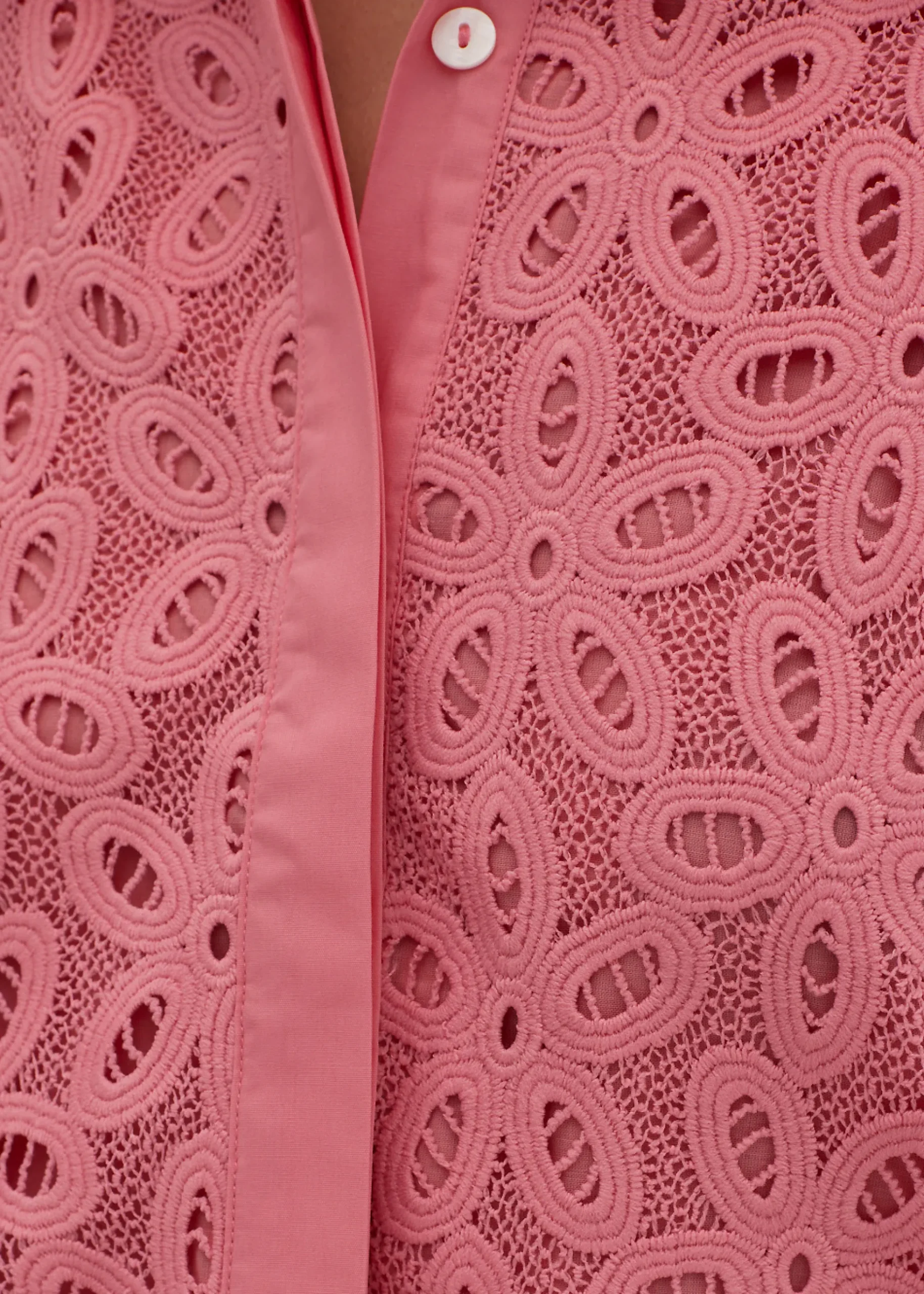 Letizia Mixed Fabric Shirt Dress