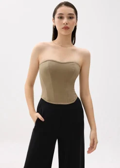 Lia Crop Bustier Top