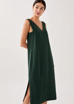 Lianna Contrast Column Midaxi Dress