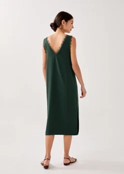 Lianna Contrast Column Midaxi Dress