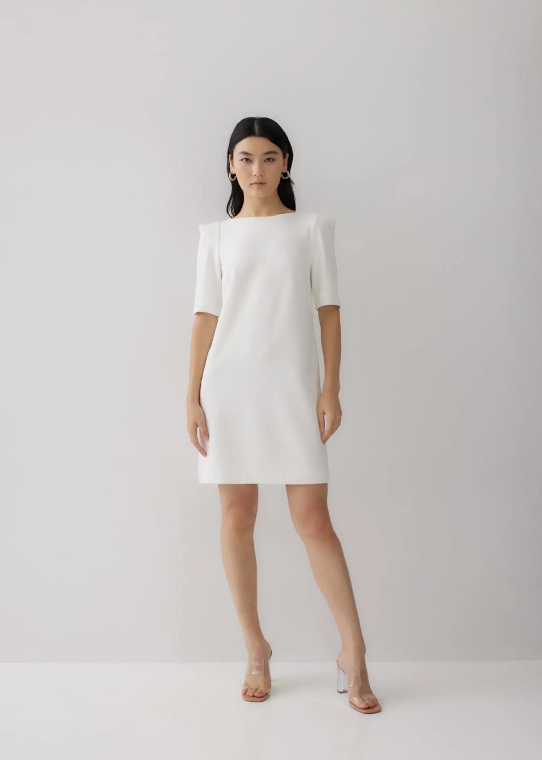 Libby Shift Puff Sleeve Dress