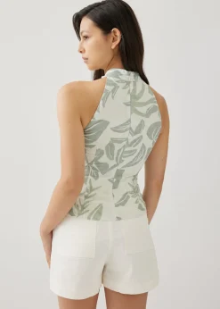 Liezel Halter Top in Tropical Breeze