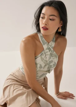 Liezel Halter Top in Tropical Breeze