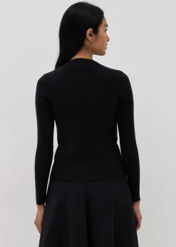 Lilianne Funnel Neck Knit Top