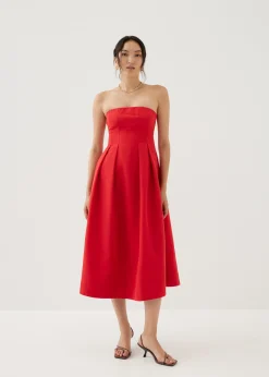 Lina Fit & Flare Midi Dress