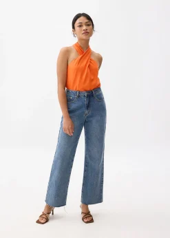 Linen Halter Top