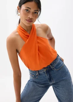 Linen Halter Top