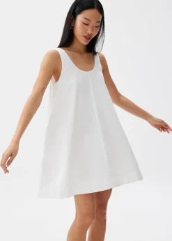 Linen Swing Mini Dress