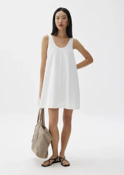 Linen Swing Mini Dress