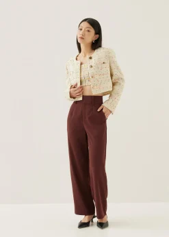 Linette Tweed Crop Top