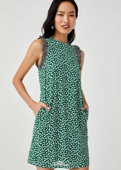 London Printed Mini Shift Dress