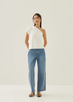 Lotty Asymmetric Knit Toga Top