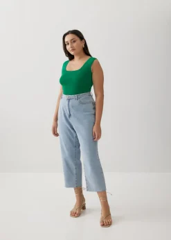 Lovella Knit Square Neck Tank