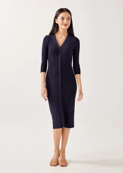 Lucaya Ribbed Knit Bodycon Dress
