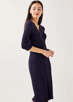 Lucaya Ribbed Knit Bodycon Dress