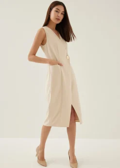 Luci Tailored Column Midi Dress