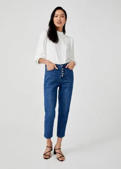 Lucia Broderie Anglaise Balloon Sleeve Blouse