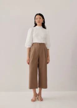 Lucia Broderie Anglaise Balloon Sleeve Blouse