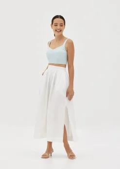 Lucia Tweed Bustier Padded Top