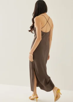 Lucita Padded Column Midaxi Dress