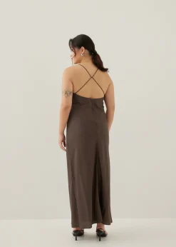 Lucita Padded Column Midaxi Dress