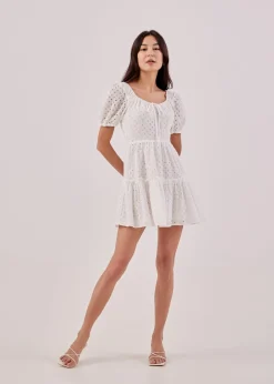 Lynda Broderie Tiered Dress