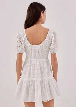 Lynda Broderie Tiered Dress