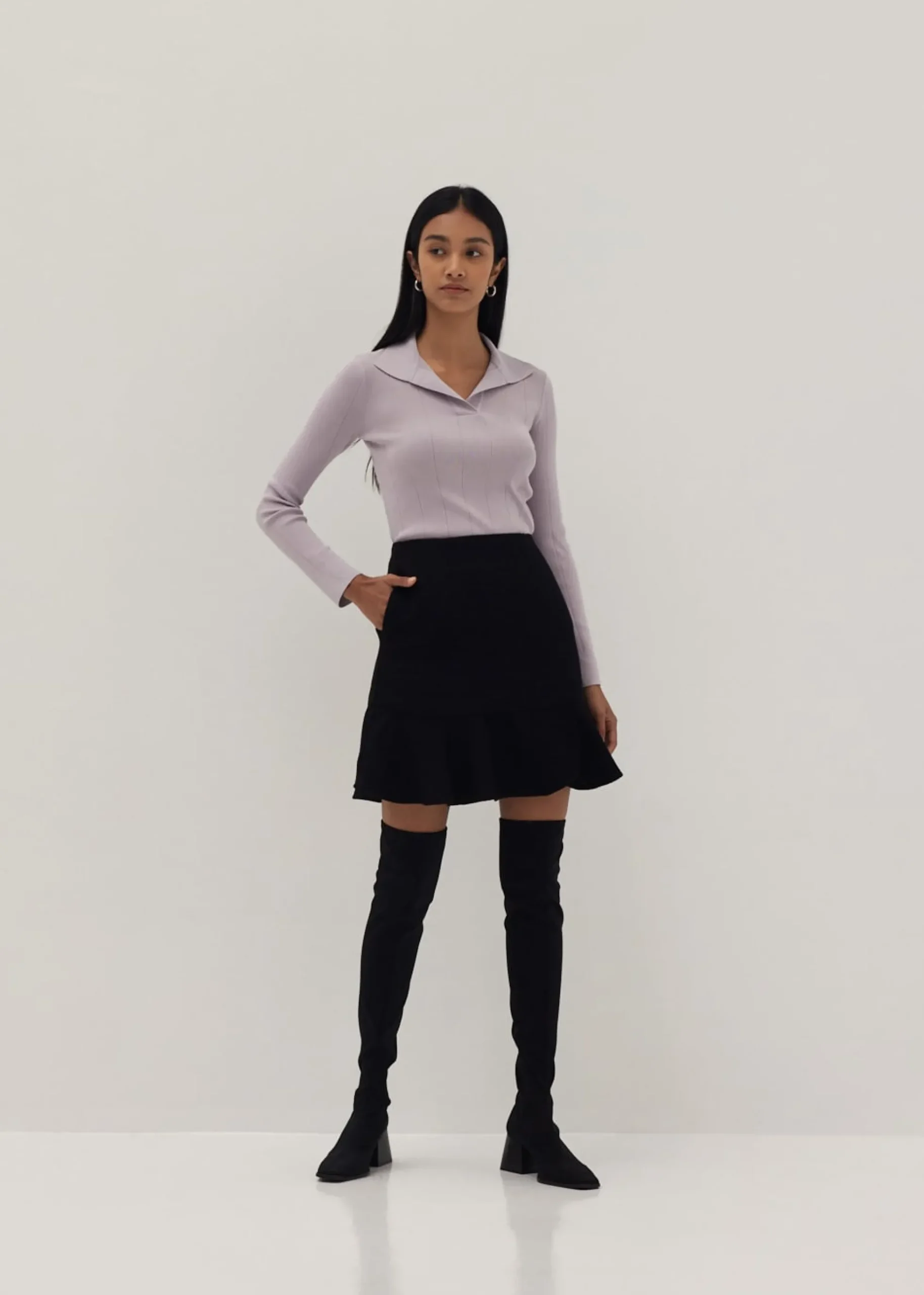 Maddox Knit Polo Top