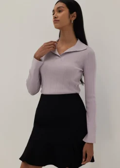 Maddox Knit Polo Top