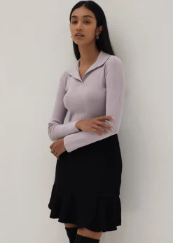 Maddox Knit Polo Top