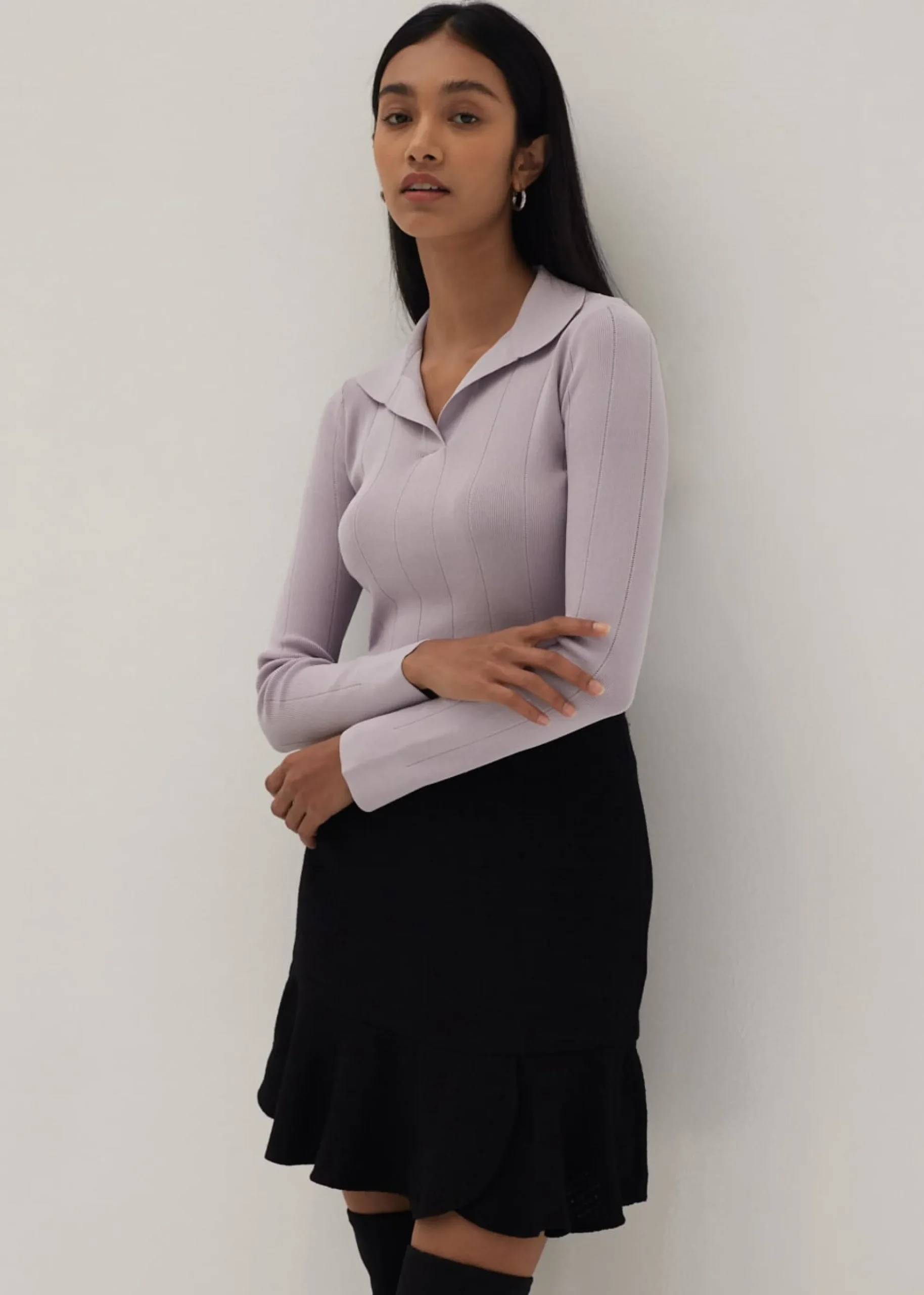 Maddox Knit Polo Top