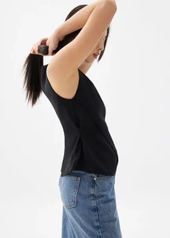 Mae Tailored Cross Over Top