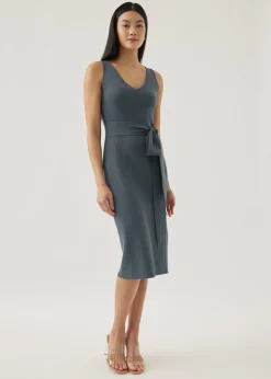 Malea Ribbed Knit Dress