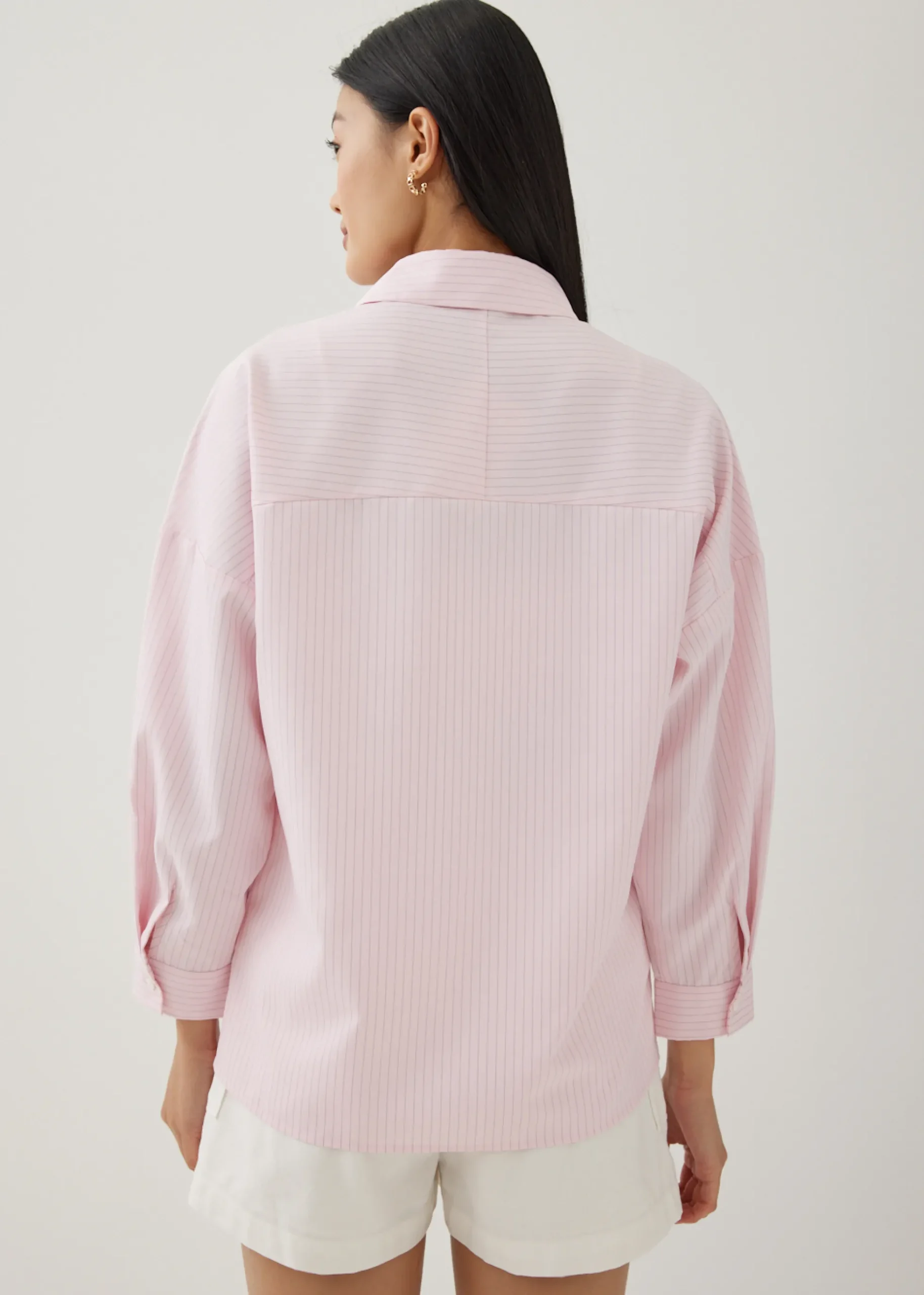 Maliya Striped Oversized Shirt