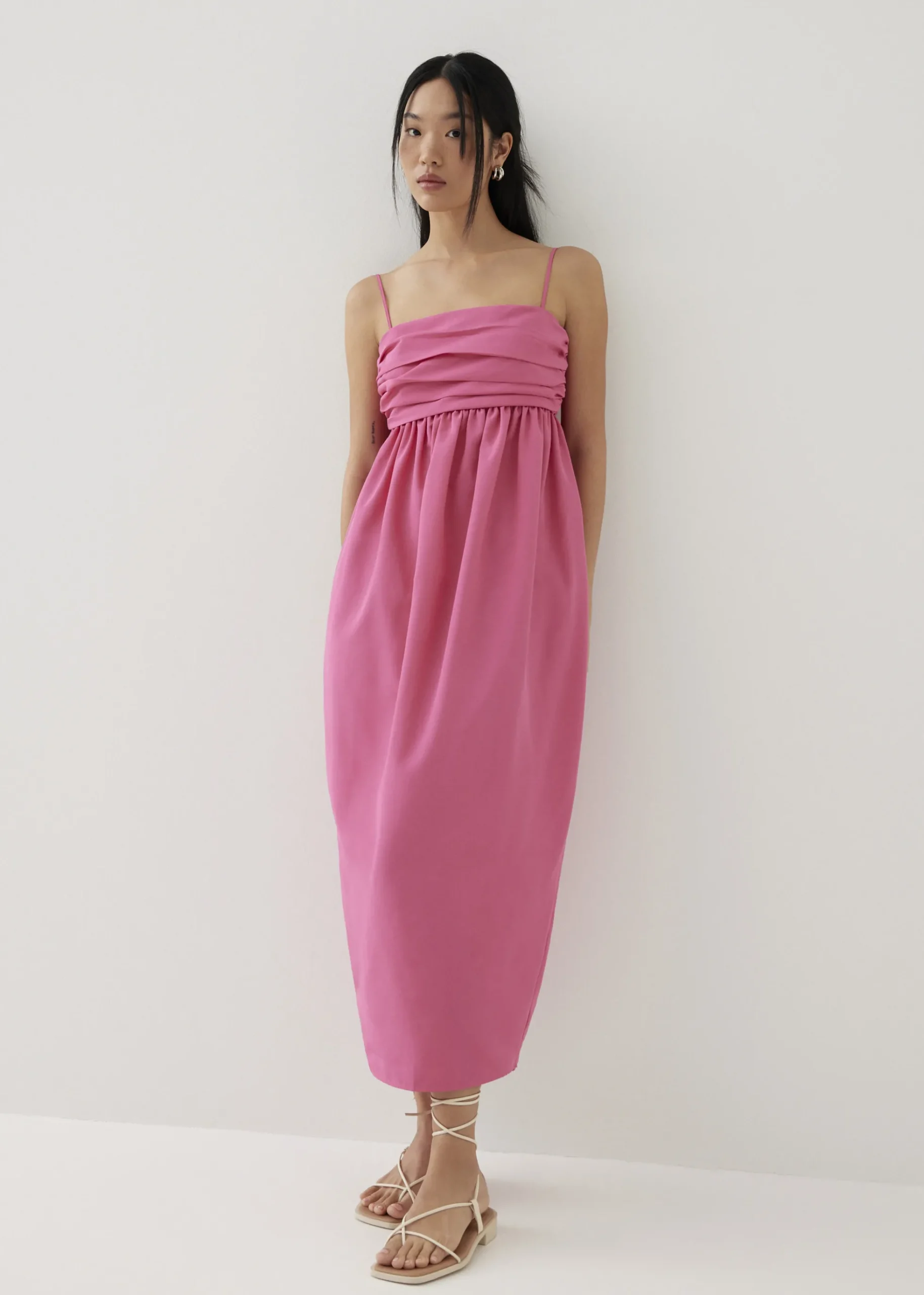 Manika Ruched Tulip Maxi Dress