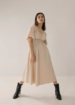 Marcia Elastic Ruched Dress