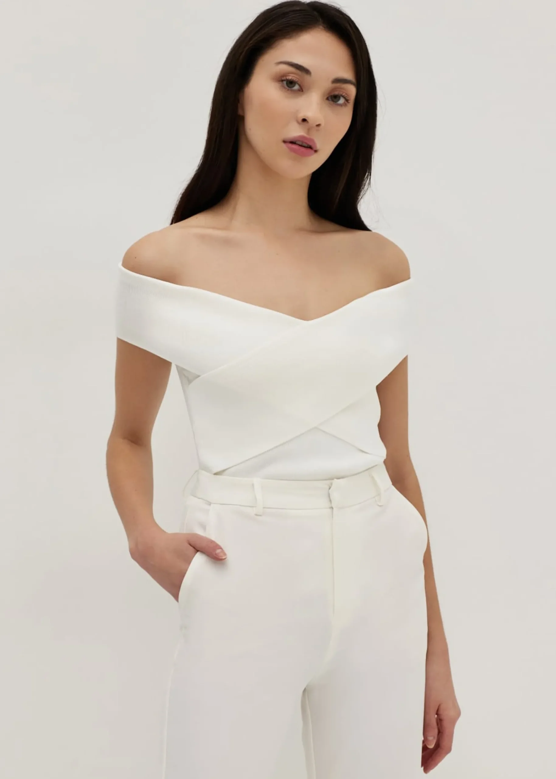 Margaux Off Shoulder Knit Top
